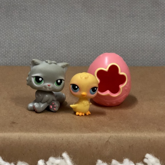 LPS Cat and Chick #081 and #082 - Picture 1 of 1